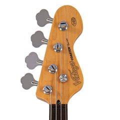 Vintage V40 Coaster Series Bass Guitar - Vintage White