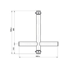 Showtec T-Downrigger Alu (FT/FQ)