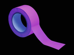 Zubehör Gaffa Tape 50 mm x 25 m neonpink UV-aktiv