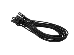 12 x SpannFix-Kabelbinder, 270 mm, schwarze Kordel für Drape-Vorhänge