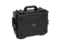 Roadinger Plastic Flightcase for 8× AKKU Flat Light with Trolley