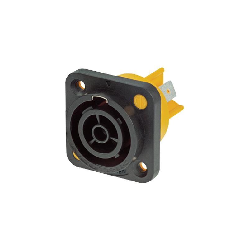 Powercon Rear Panel Neutrik Powercon TRUE 1 Chassis Panel Mount Female IP65 16A Mains Powe ...