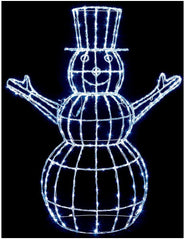 LED-Acryl-Schneemann-Weihnachtslicht – 1,5 m hohe Beleuchtung