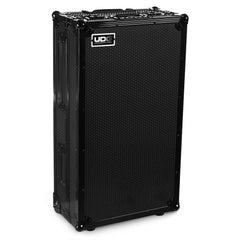 UDG FlightCase Scratch (Turntable Battle/PLX-CRSS12 & 10"/12" Mixer)  Black Plus (Laptop, Trolley & Wheels)
