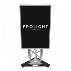 Global Truss F33 Curved Truss Lectern with Acrylic Top