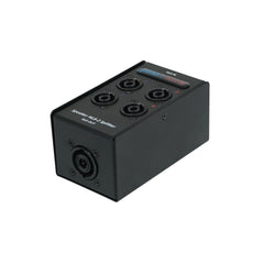 PENNELCOM 4-Way SpeakON Splitter Box with Feed Thru