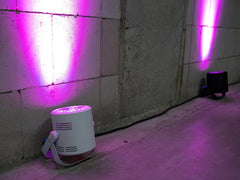 EUROLITE LED Silent Par 6 QCL RGB+WW Sol Blanc