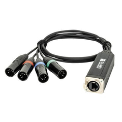 Showgear CS-4M/5 4 Channel DMX Shuttle 5 Pole XLR - Male