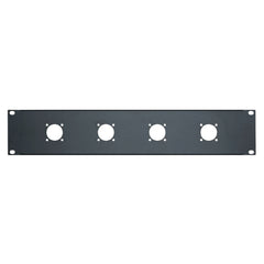 Penn Elcom 2U 19'' Punched Rack Panel - 4 G Type (R1204/2UK)