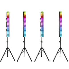 4x Thor LED Pixel Blox Light inc stand Bundle