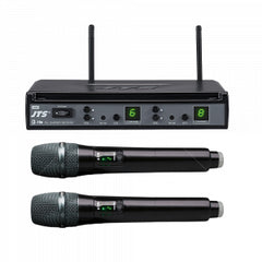 JTS E7-DU double système portable UHF Radio sans fil Microphone DJ Singer Band