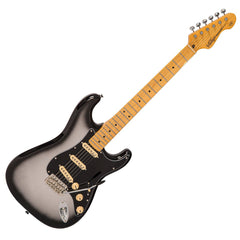 Vintage V6 Electric Guitar Maple - Silver Burst
