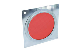 Filtre dichroïque rouge Eurolite cadre argenté Par-56