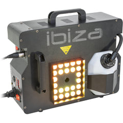 Ibiza Light  ERUPTION-1500 DMX Vertical Fog Machine 1500W RGB LED CO2 Type Effect