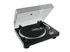 Omnitronic BD-1320 Plattenspieler, Riemenantrieb, Vinyl-Plattenspieler, DJ, *B-Ware