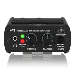 Behringer PowerPlay P1 Wired IEM Beltpack Stereo / Mono Active Headphone Amplifier