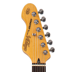 Vintage V60 Coaster Left Handed Electric Guitar Pack - Gloss Black