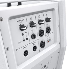 LD Systems MAUI 28 G2 W Système de sonorisation colonne compacte avec mixeur et Bluetooth blanc