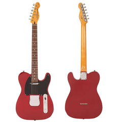 Vintage V62 Proshop Unique Guitar - Metallic Burgundy