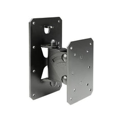 Gravity Tilt and Swivel Speaker Wall Mount (Black)