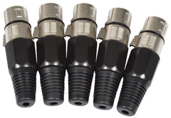 qtx XLR-Buchse, kurz, 3-polig