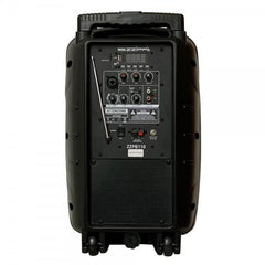 ZZip ZZPB110 Système de sonorisation portable avec batterie 10" avec micro sans fil VHF