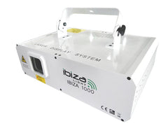 Laser professionnel Ibiza 1000W RVB