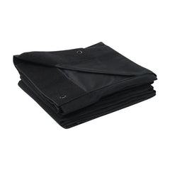 LEDJ 2 x 4m Black Serge Drape