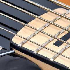 Vintage Vj75 5 String Bass - Maple Fb - Sunset Sunburst