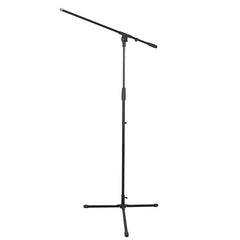 4x Rhino Mic Boom Stands (Schwarzes Metall)