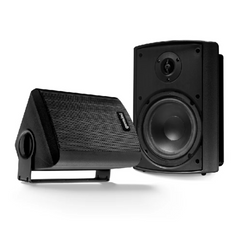 Gemini Sound 5.25" Outdoor Bluetooth Speakers Black Pair