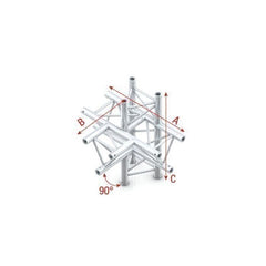 Milos T-Cross + up/down 5-way Pro-30 Triangle F Truss