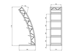 Alutruss-Broschürenständer
