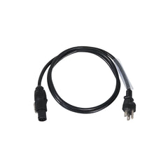 LEDJ Grounded USA Plug to Neutrik PowerCON TRUE1 NAC3FX-W-TOP 1m