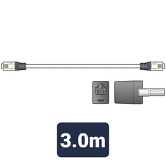 Câble modem AV:Link RJ11 avec adaptateur BT 3,0 m