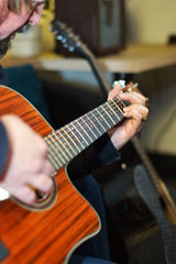 Chord Sundown Electro-Acoustic Western Guitar Dark Zebrano