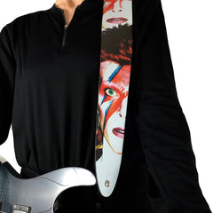 Perris 11022 2.5" David Bowie Aladdin Leather Guitar Strap