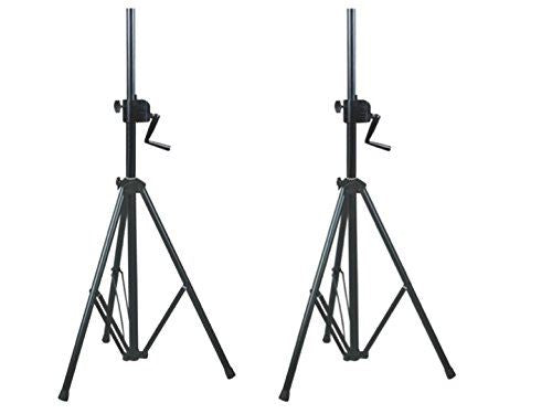 Swl Stand 2x NJS Heavy Duty Tripod Speaker Stand with Winch (SWL: 60 kg) – Simply ...