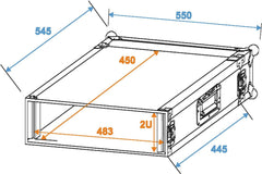 Roadinger Rack Profi 2U 45Cm