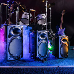 QTX QR15PA Portable PA System with Wireless Mics & USB Player *BSTOCK*