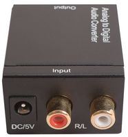 Convertisseur audio numérique Toslink optique/coaxial vers phono analogique