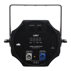 LEDJ 150 W UV-Kanone, COB-Kanone, Flutlicht, ultraviolettes Schwarzlicht, Wash-Beleuchtung, DJ, DMX