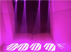 2x Thor LED tête mobile 60W Disco DJ effet lumière Gobo RGB avec étui