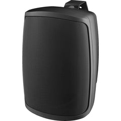 Monacor WALL-05T Paar 100 V schwarzes Lautsprecher-Soundsystem, wetterfest, IP65