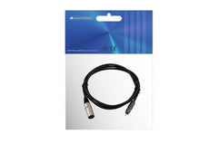 Omnitronic Adapterkabel Cinch/XLR(M) 2M Schwarz