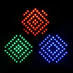 Equinox RGB LED PAR 64 Black Stage Spotlight