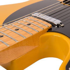 Vintage V52 Left Handed Electric Guitar - Butterscotch