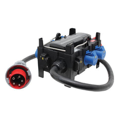 Boîtier de distribution PCE ISCHL 63A 415V Entrée, 1x 32/3 + 3x 32A + 3x 16A + 1x 13A Sortie