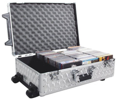 CD Case polished 120 CDs with Trolley