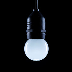 Prolite 1.5W LED Polycarbonate Golf Ball Lamp, BC 6000K White